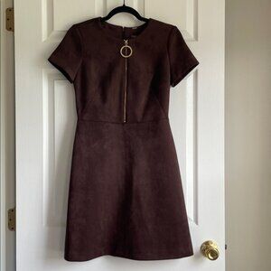 Calvin Klein Faux Suede Dress